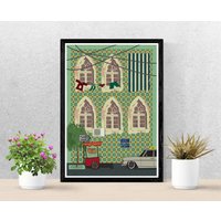 Hamra Beirut | Lebanese Art Print | Lebanon Poster — Affiches et impressions