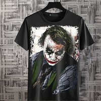 Handamde Halloween Custom Men Women Dark Knight Joker T-shirt — T-shirts pour hommes