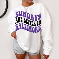 Sundays Are Better In Baltimore Sweatshirt — Sweats à capuche pour hommes