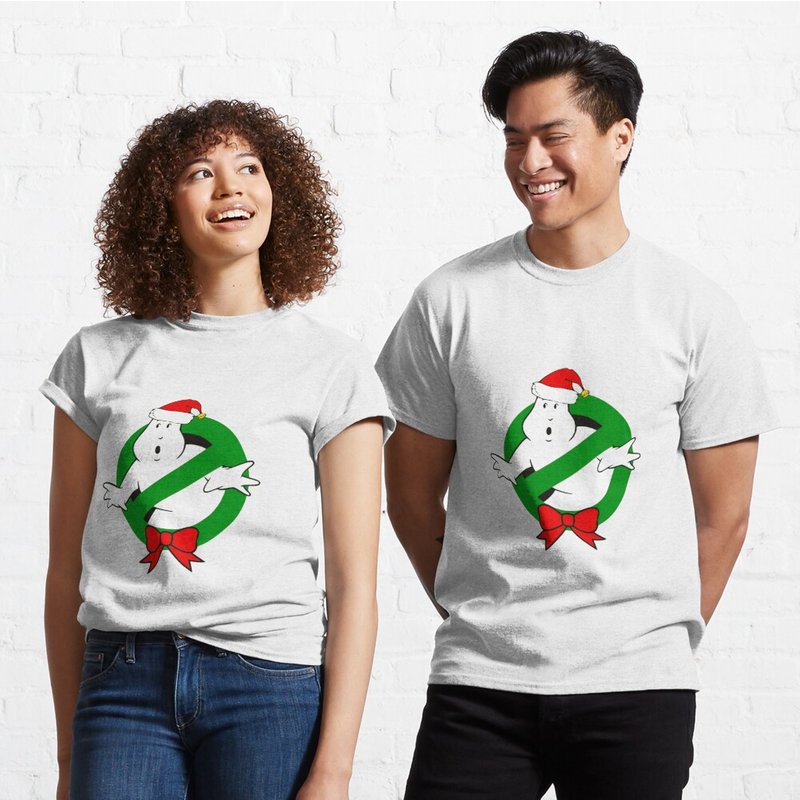 Christmas Ghost Buster Classic T-shirt — T-shirts pour hommes