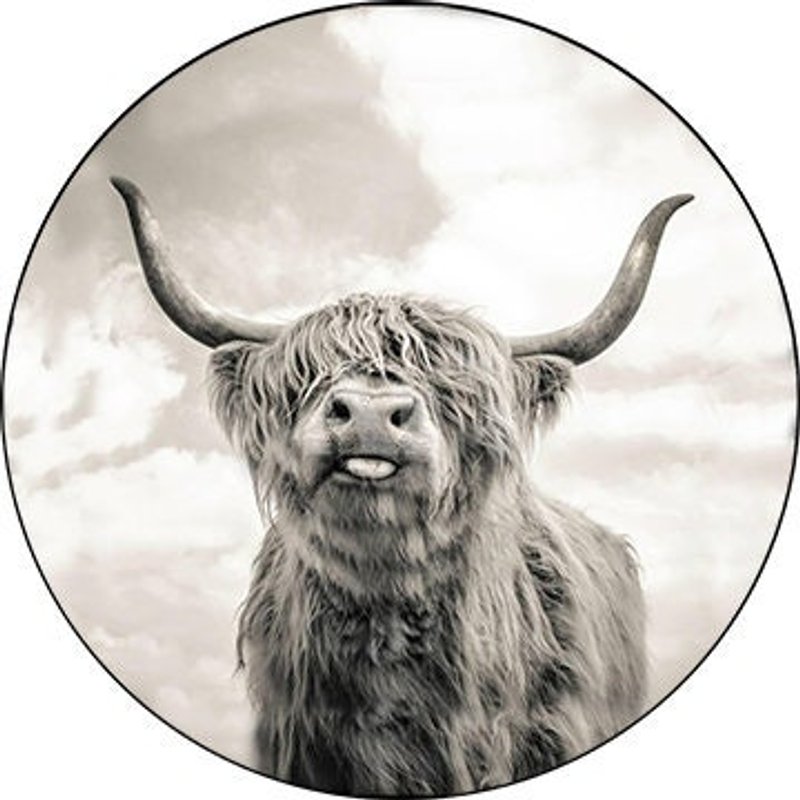 Highland Cow Spare Tire Cover — Accessoires pour camions