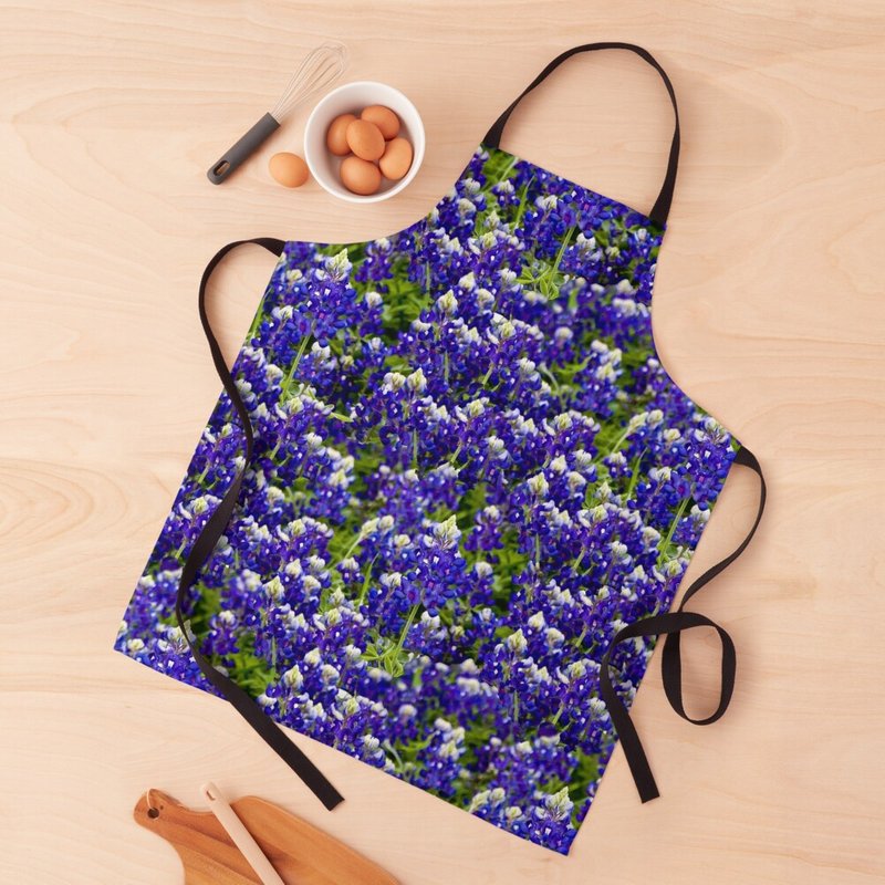 Texas Bluebonnets Apron — Kitchen Aprons