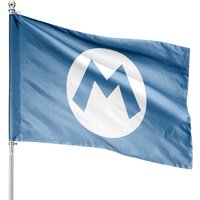 Nintendo Mario Icon Graphic House Flags