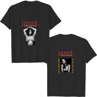 Janet Jackson 90s Rap Style Vintage Bootleg T-shirt