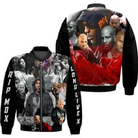 Men's & Women's Dmx Bomber Jacket, Windbreaker, Track Jacket, Sports Jacket