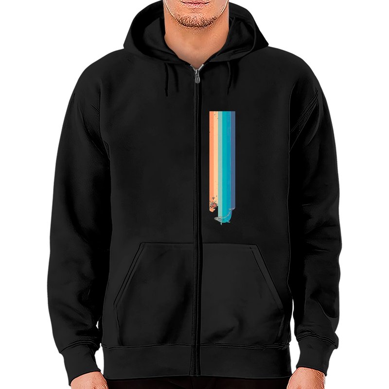 Vintage Hitchhiker - Hitchhikers Guide To The Galaxy - Zip Hoodies