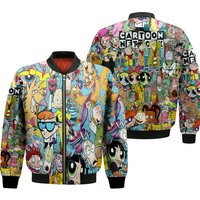 Women's 90's Baby Cartoon Bomber Jacket