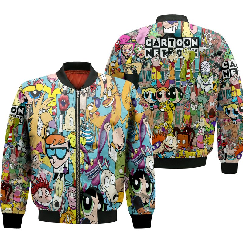Women's 90's Baby Cartoon Bomber Jacket — Blousons et vestes légères