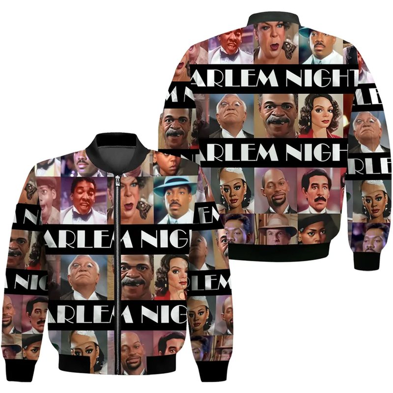 Men's Harlem Nights Bomber Jacket — Casual & Bomber Jackets