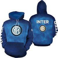 Ac Inter Cool 3d Printed Hoodie — Sweats à capuche pour hommes