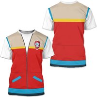 Ryder Halloween Ryder Paw Patrol Cosplay T-shirt