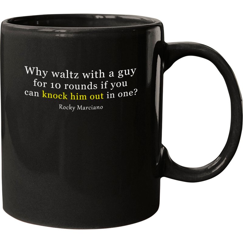 Rocky Marciano Quote - Rocky Marciano - Mugs — Mugs & Tumblers
