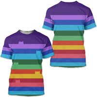 Gabby's Dollhouse Rainbow Cat Fairy 3d Tshirt