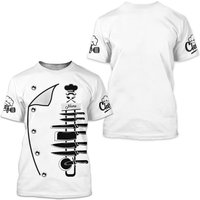 Chef T Shirts 3d Custom Name White Shirt