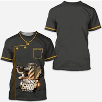 Classic Barber Uniform T-shirt
