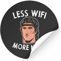 Less Wifi More Nephi Stickers — Autocollants et stickers