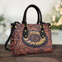Sunflower Leather Bag — Sacs à main pour femmes