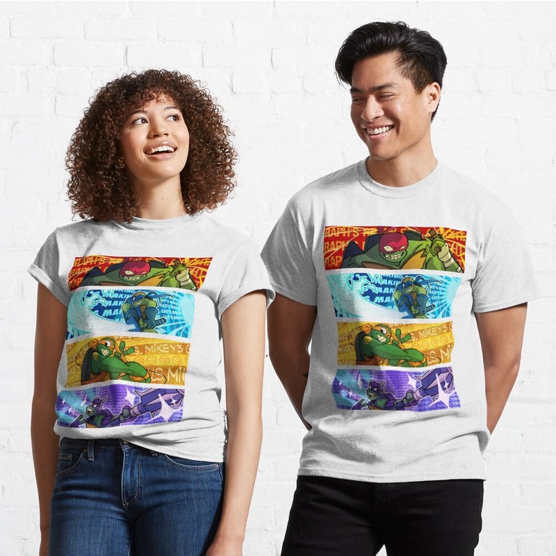 Tmnt 2018 Classic T-shirt Ninja Turtles