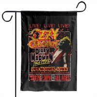 Ozzy Osbourne Adult Garden Flags - Diary Of A Madman Tour - Official Licensed Design - Worldwide Shipping — Drapeaux décoratifs