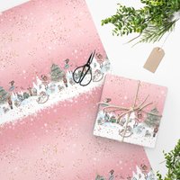 Pink Christmas Nutcracker Wrapping Paper — Papier cadeau et fêtes
