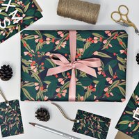 Christmas Green Recyclable Wrapping Paper — Papier cadeau et fêtes
