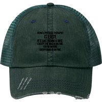 Being A Physical Therapist - Physical Therapist Print Trucker Hats — Casquette de baseball