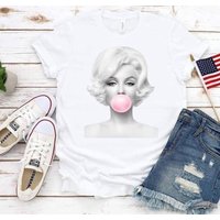 Marilyn Monroe Bubblegum T-shirt — Mens T Shirts