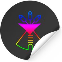 Native American Church.png Stickers — Autocollants et stickers
