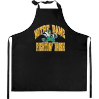 80s Notre Dame Fightin' Irish Burnout Kitchen Apron Vintage Unisex Graphic University Athletic Kitchen Aprons