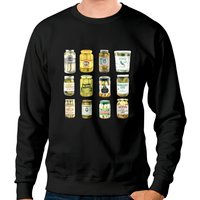 Vintage Canned Pickles Sweatshirt, Pickle Lovers Hoodie Pickle Crewneck Sweatshirt — Sweats à capuche pour hommes
