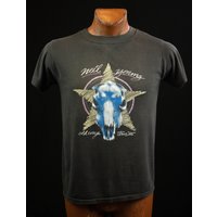 Vintage Neil Young And The International Harvesters Concert T-shirt, 1985 Old Ways Tour T-shirt