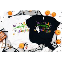Halloween Cruise T-shirt, Cruising And Boozing T-shirt, Halloween Party T-shirt — Mens T Shirts