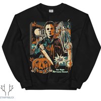 Halloween Sweatshirt, Vintage Michael Myers Halloween Sweatshirt