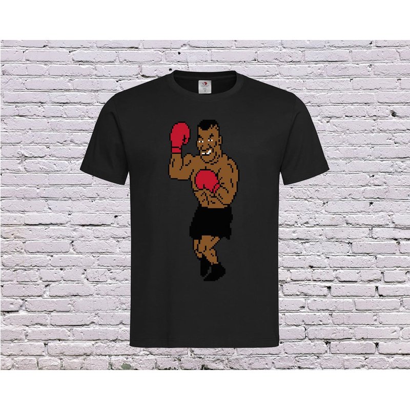 Punch Out Iron Mike Tyson Pixel Art T-shirt