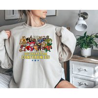 Southeastern Conference Sweatshirt, Atlantic Coast Conference, Football Sweatshirt