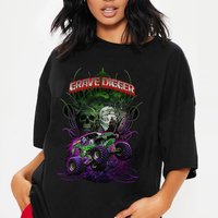 Vintage 1994 Grave Digger Monster Jams Truck Shirt — T-shirts pour hommes
