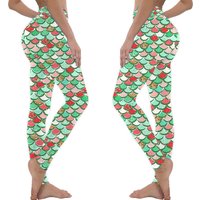 Mermaid Christmas Leggings