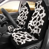 Cow Print Car Seat Covers — Housses de siège de voiture
