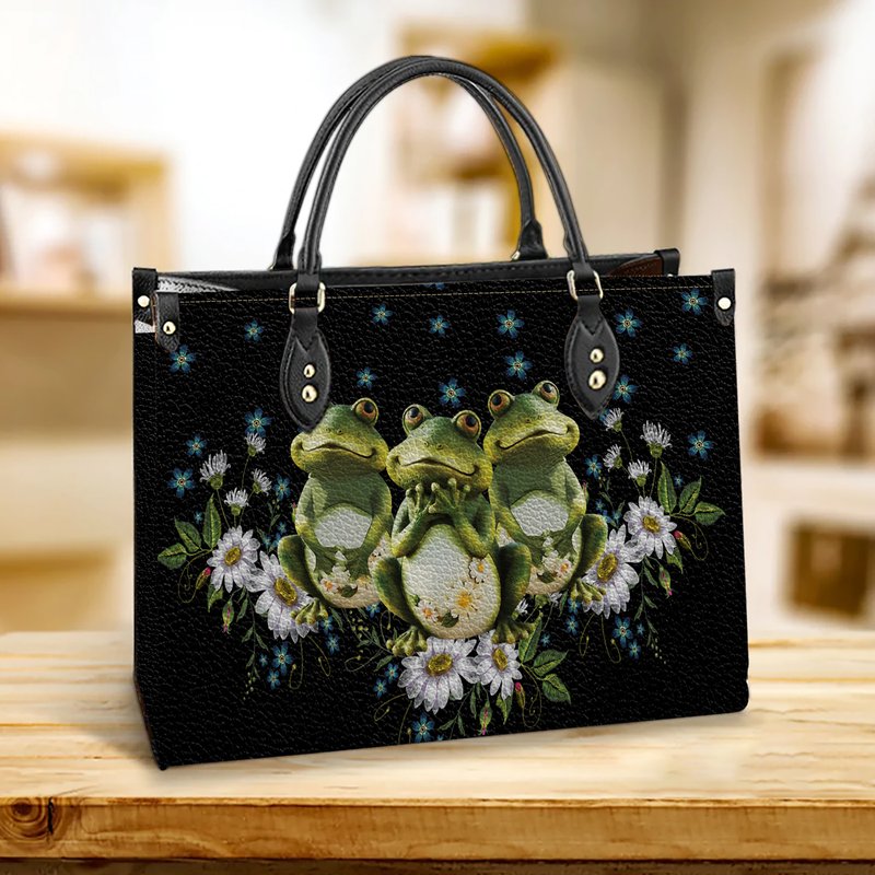 Frogs Leather Bag — Womens Handbags