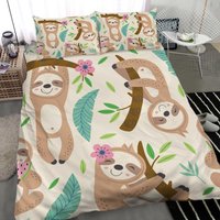 Happy Sloth Bedding Sets — Housses de couette
