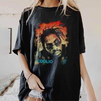 Vintage 90s Coolio T-shirt, Rip Coolio Rapper Shirt, Rest In Peace Coolio, Thanks For The Memories 1963-2022 T-shirt — T-shirts pour hommes