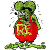 Rat Fink Kustom Kulture Vinyl Die Cut Decal 5 Inch Stickers