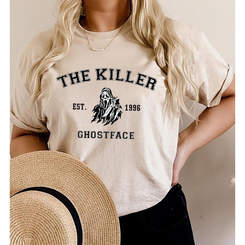 Vintage The Killer Est 1996 Ghostface Sweatshirt, Horror Movies Characters Shirt — T-shirts pour hommes