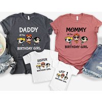 Custom Power Puff Birthday Shirts, Power Puff Girls Shirt — T-shirts pour hommes
