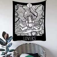 Tarot Card Lovers Tapestry