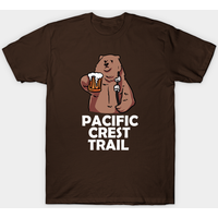 Pacific Crest Trail Beer Bear - Pacific Crest Trail - T-shirt — T-shirts pour hommes