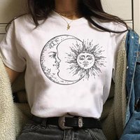 The Moon And The Sun T Shirt / Crescent And Sun T Shirt — T-shirts pour hommes