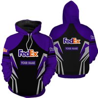 Fedex Express Armor Purple Custom Name 3d Hoodie — Mens Hoodies