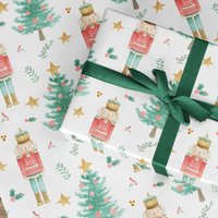 Nutcracker Wrapping Paper, Christmas Soldier Wrapping Paper