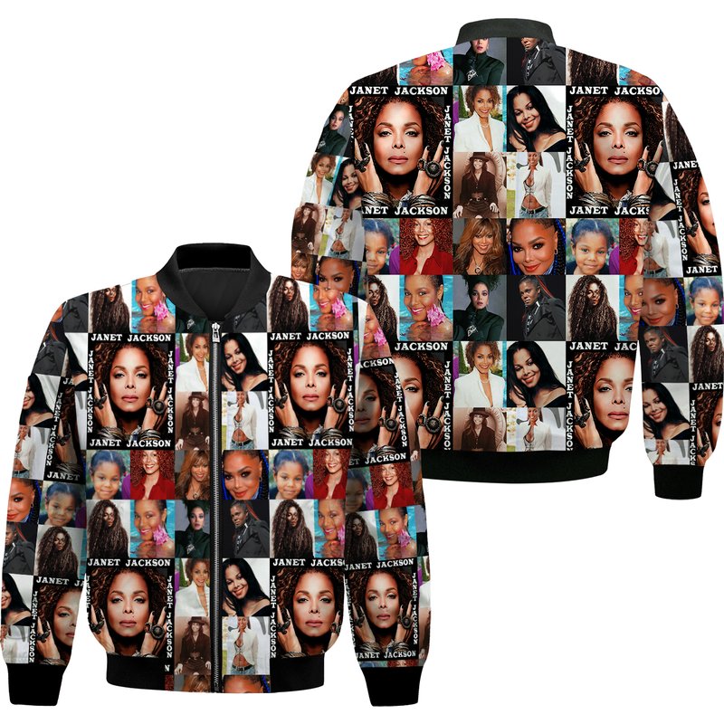 Men's Janet Jackson Bomber Jacket — Casual & Bomber Jackets